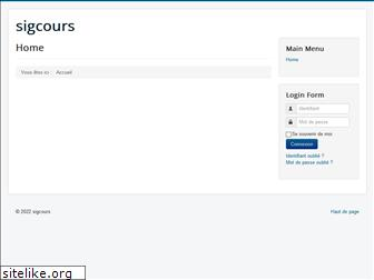sigcours.com