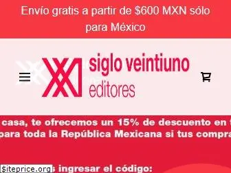 sigloxxieditores.com.mx