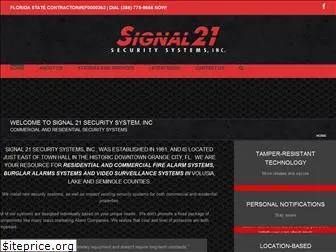 signal21securitysystems.com