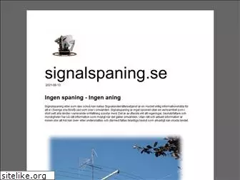 signalspaning.se