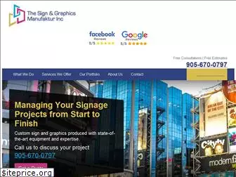 signandgraphicstoronto.com