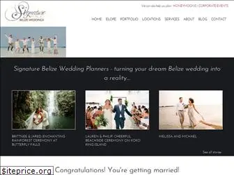 signaturebelizeweddings.com