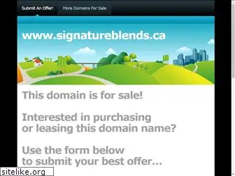 signatureblends.ca