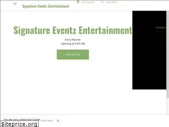 signatureeventz.com