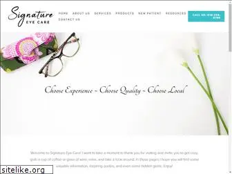 signatureeyecarepc.com