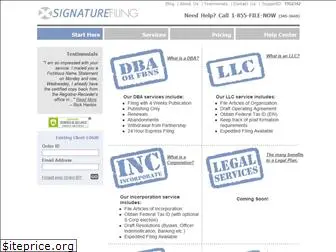 signaturefiling.com