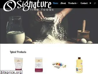 signaturefinefoods.com