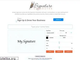 signaturegenerator.com