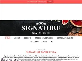 signaturemobilespa.com