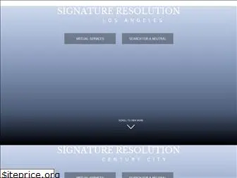 signatureresolution.com