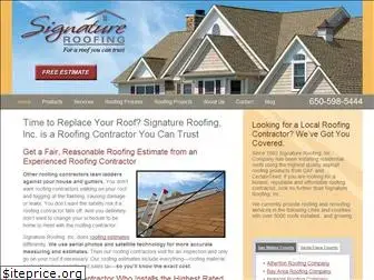 signatureroofing.com