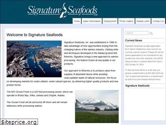 signatureseafoods.com