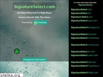 signatureselect.com