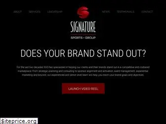 signaturesportsgroup.com