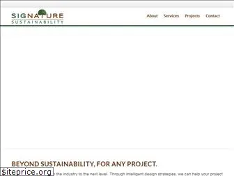 signaturesustainability.com