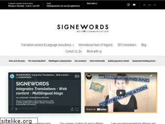 signewords.com