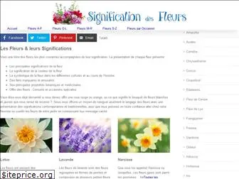 significationdesfleurs.com