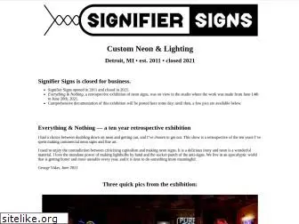 signifiersigns.com