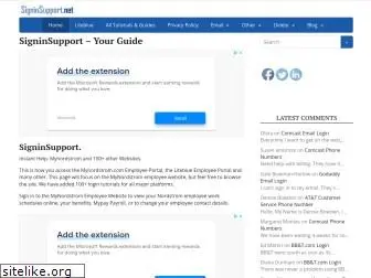 signinsupport.net