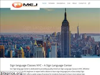 signlanguageclassesnyc.com