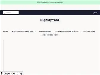 signmyyard.com