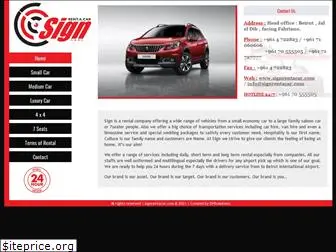 signrentacar.com