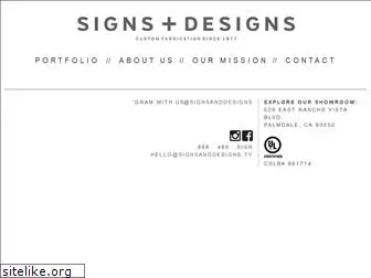 signsanddesigns.tv