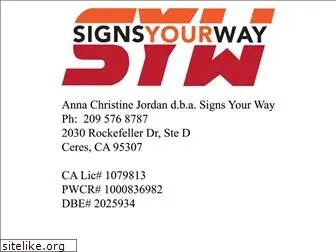 signsyourway.us