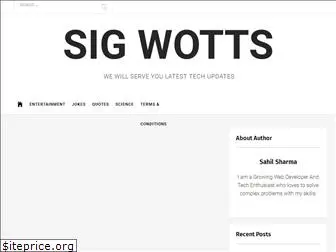 sigwotts.com