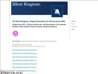 silent-ringtone.com