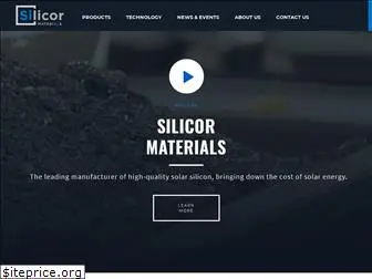 silicormaterials.com