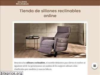 sillonesreclinables.com