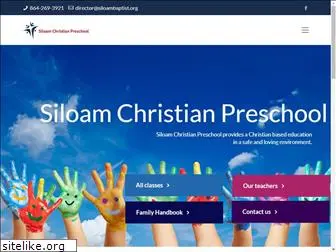 siloamchristianpreschool.com