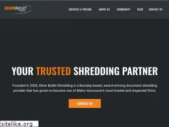 silverbulletshredding.com