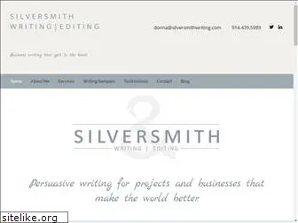 silversmithwriting.com