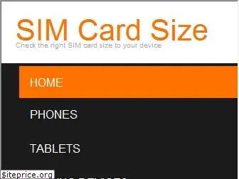 simcardsize.com