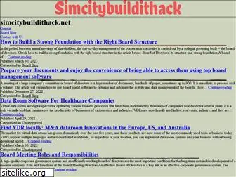 simcitybuildithack.net