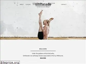 simhanadayoga.com