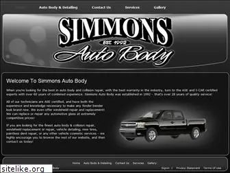 simmonsautobody.com