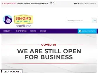 simonsappliances.com