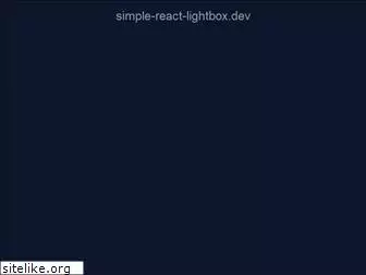 simple-react-lightbox.dev