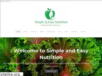 simpleandeasynutrition.com
