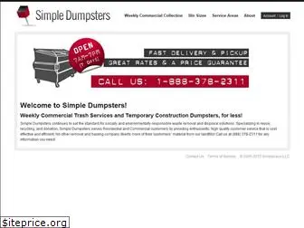 simpledumpsters.com