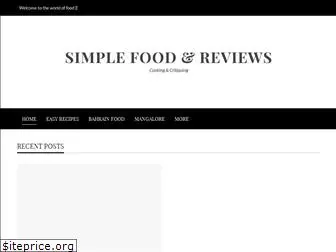 simplefoodreviews.com