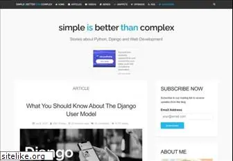 simpleisbetterthancomplex.com