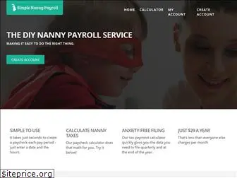 simplenannypayroll.com thumbnail