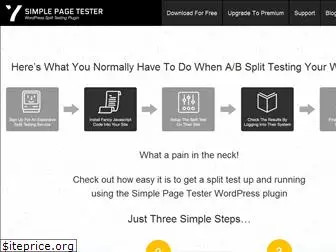 simplepagetester.com