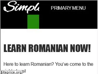 simpleromanian.com