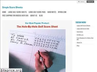 simplescoresheets.com