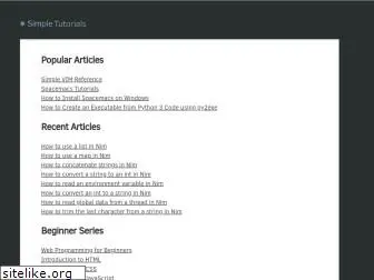 simpletutorials.com